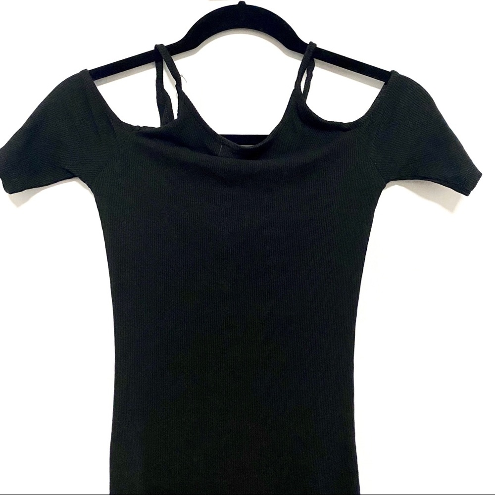 HEART & HIPS Ribbed Bodycon Dress - Picture 4 of 4
